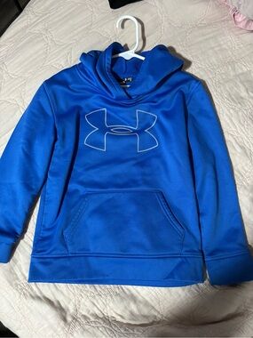 Under Armour Boys Blue Performance Hoodie